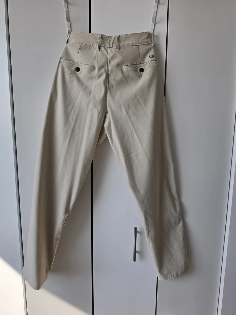 Men's Light Beige Chino Pants - Classic Tailored Fit